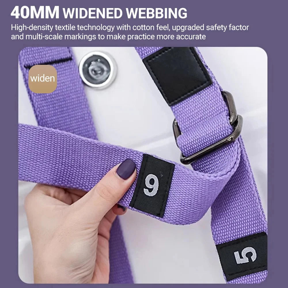 Yoga stretchband – elastiskt träningsredskap för ben & midja