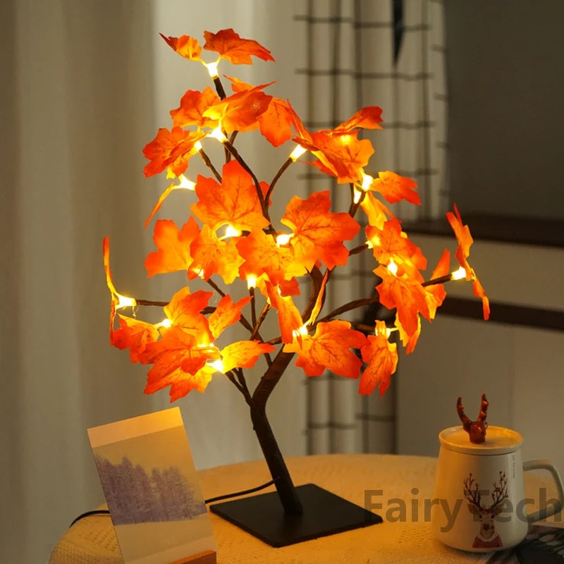 Roslampa LED – 24 lampor USB-bordslampa för dekoration