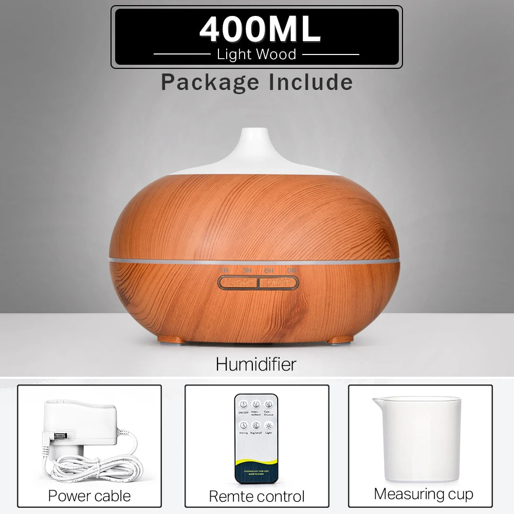 AromLuftfuktare™ – Ultrasonisk Diffuser med Fjärrkontroll