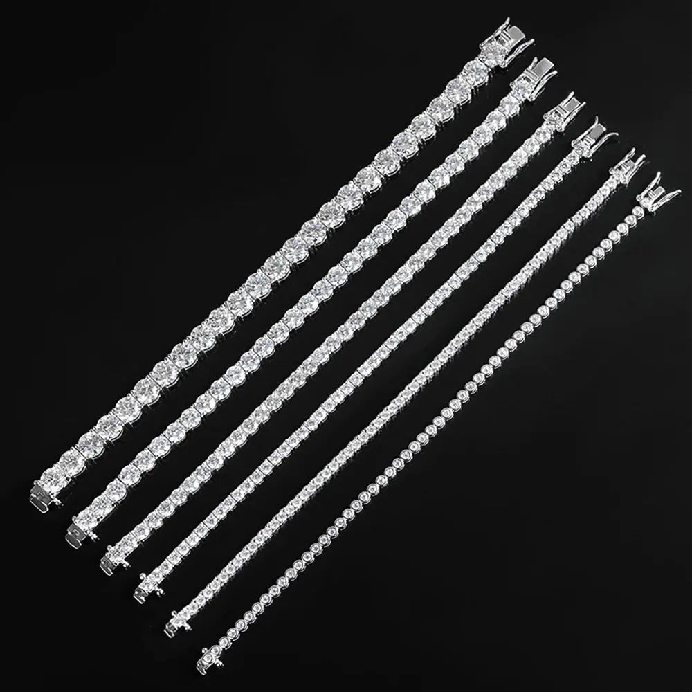 Armband Elin (tennisarmband 2 mm med gnistrande stenar)