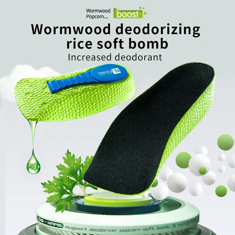 Höjdsulor i Memory Foam – Hällyft & Fotvalvsstöd