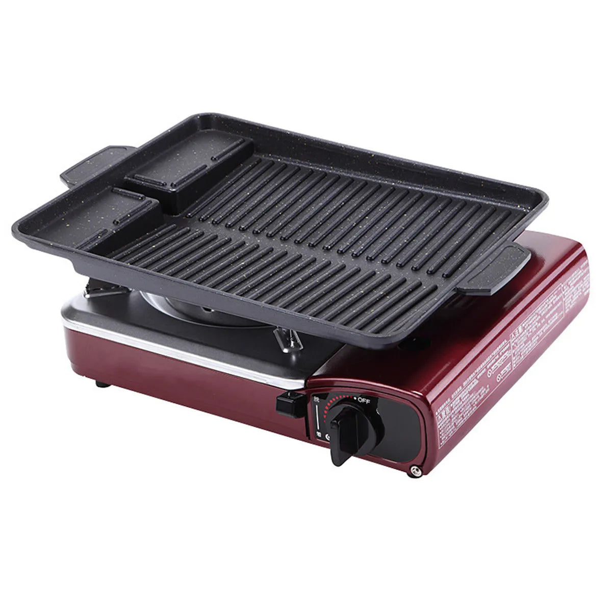 Rektangulär grillplatta – non-stick 32x26 cm för gasolspis