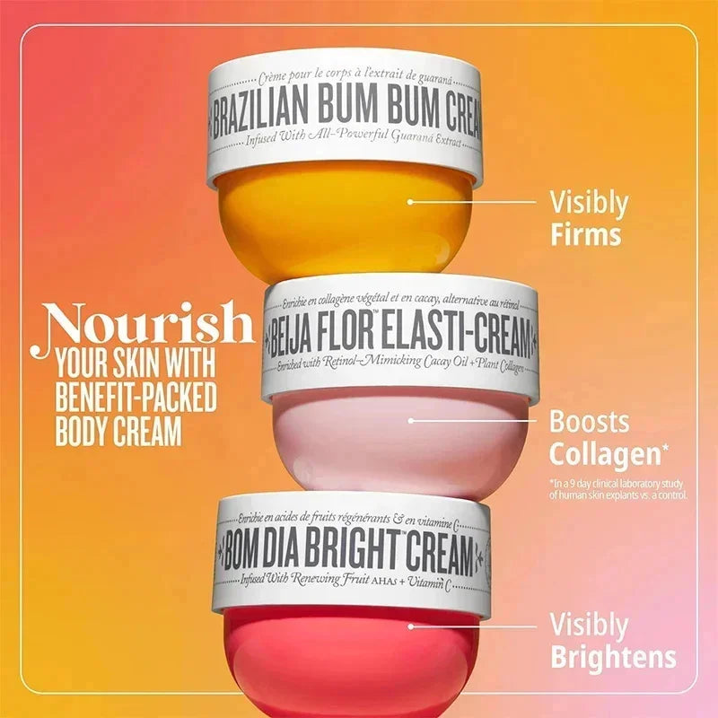 Brasiliansk body lotion – hudkräm för fastare & återfuktad hud