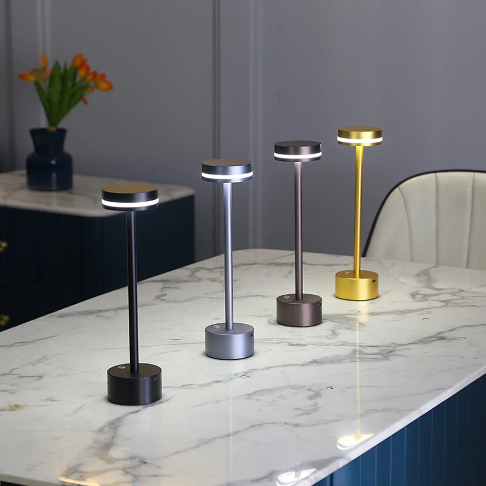 SvampLjus™ – LED Bordslampa med Touch & Tre Ljuslägen