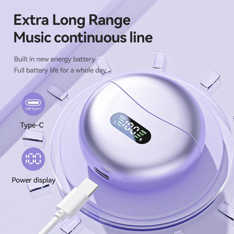 LjudKlipp™ – Trådlösa Benledningshörlurar med Bluetooth 5.3