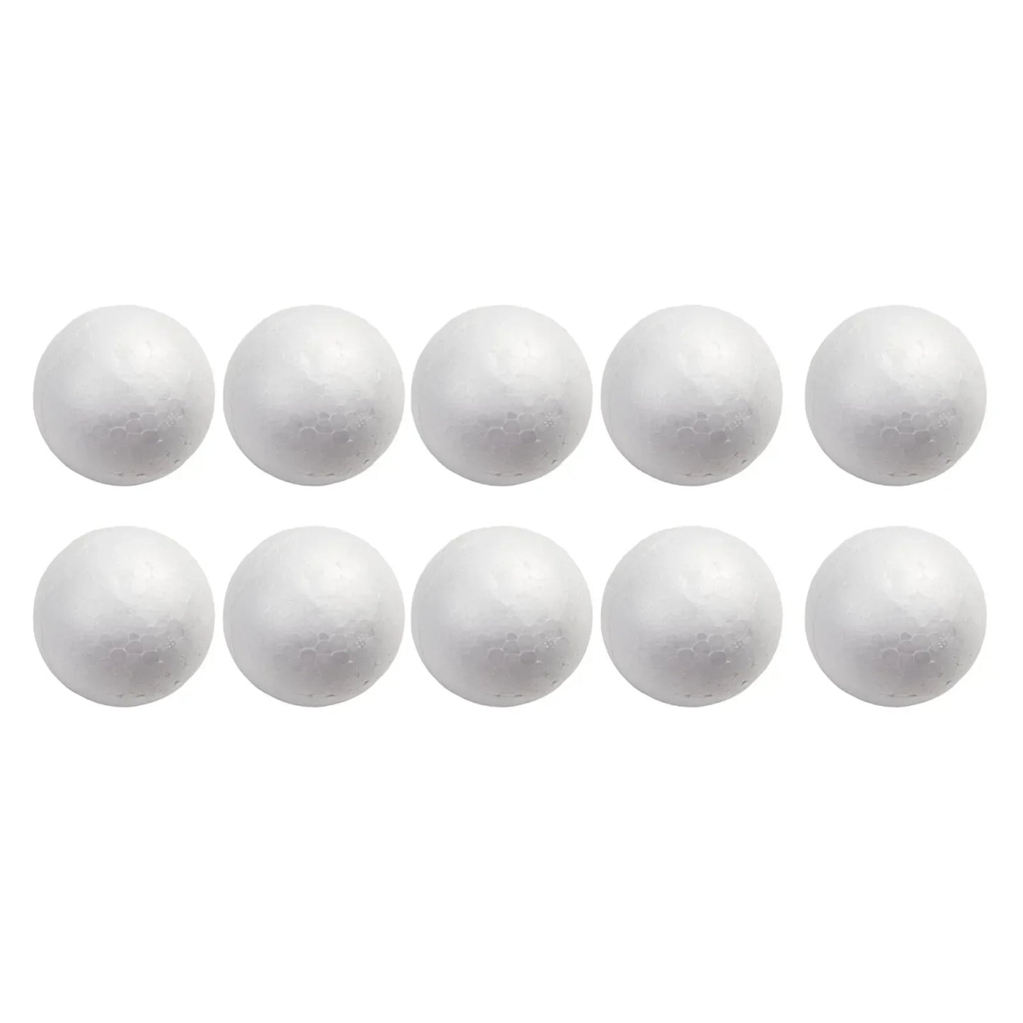 Polystyrenkulor – frigolitbollar för pyssel & dekoration (10 st, 50–100 mm)