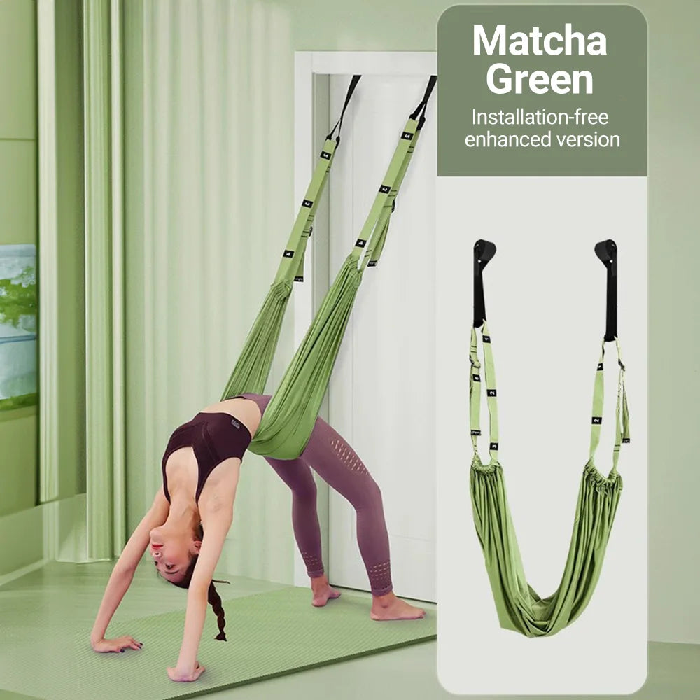 Yoga stretchband – elastiskt träningsredskap för ben & midja