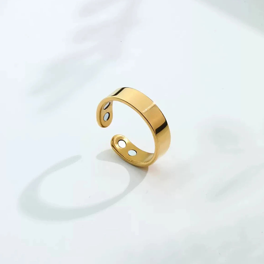 Magnetisk terapi-ring – Naturlig smärtlindring & balans för leder och fingrar