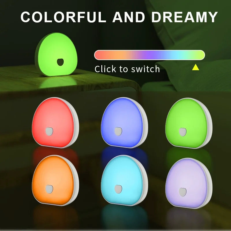 LumiDream™ White Noise & RGB Nattlampa – Sömnmaskin för Barn med Lugnande Ljud, LED Ljus & Timer