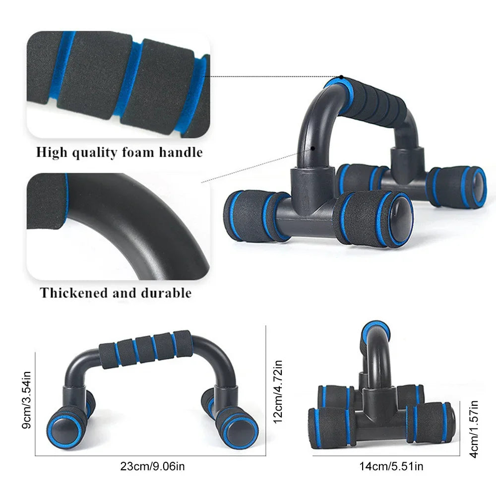 Armhävningshandtag – 1 par U-formade push-up bars med grepp