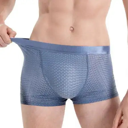 Andningsbara herrkalsonger – mjuka boxershorts i nylon/is-siden
