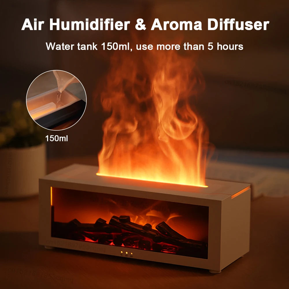 FlameAroma™ – Aromadiffusor med Nattljus