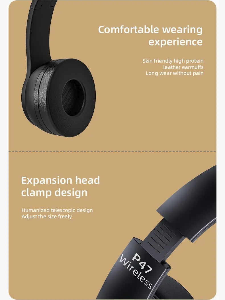 Trådlöst headset – Bluetooth 5.0