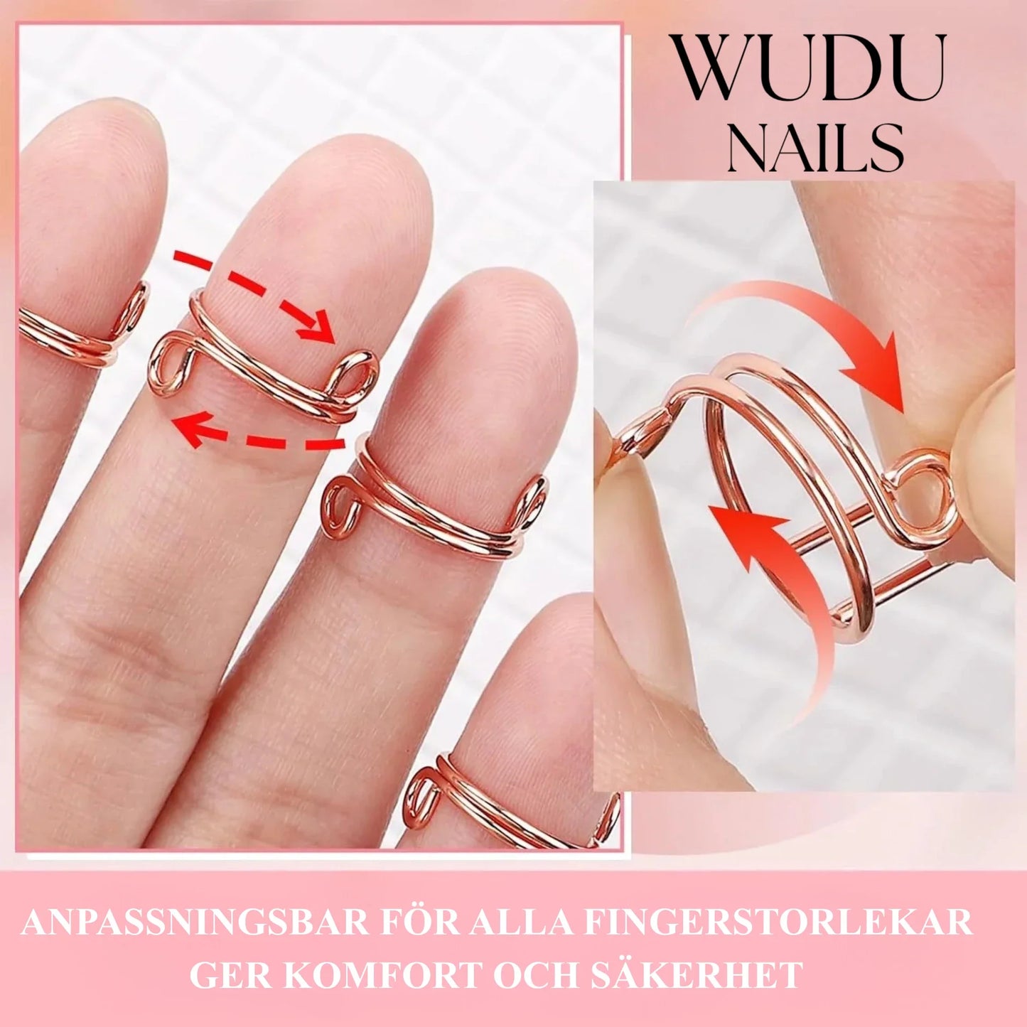 WUDU NAGLAR - Avtagbara Nagelringar