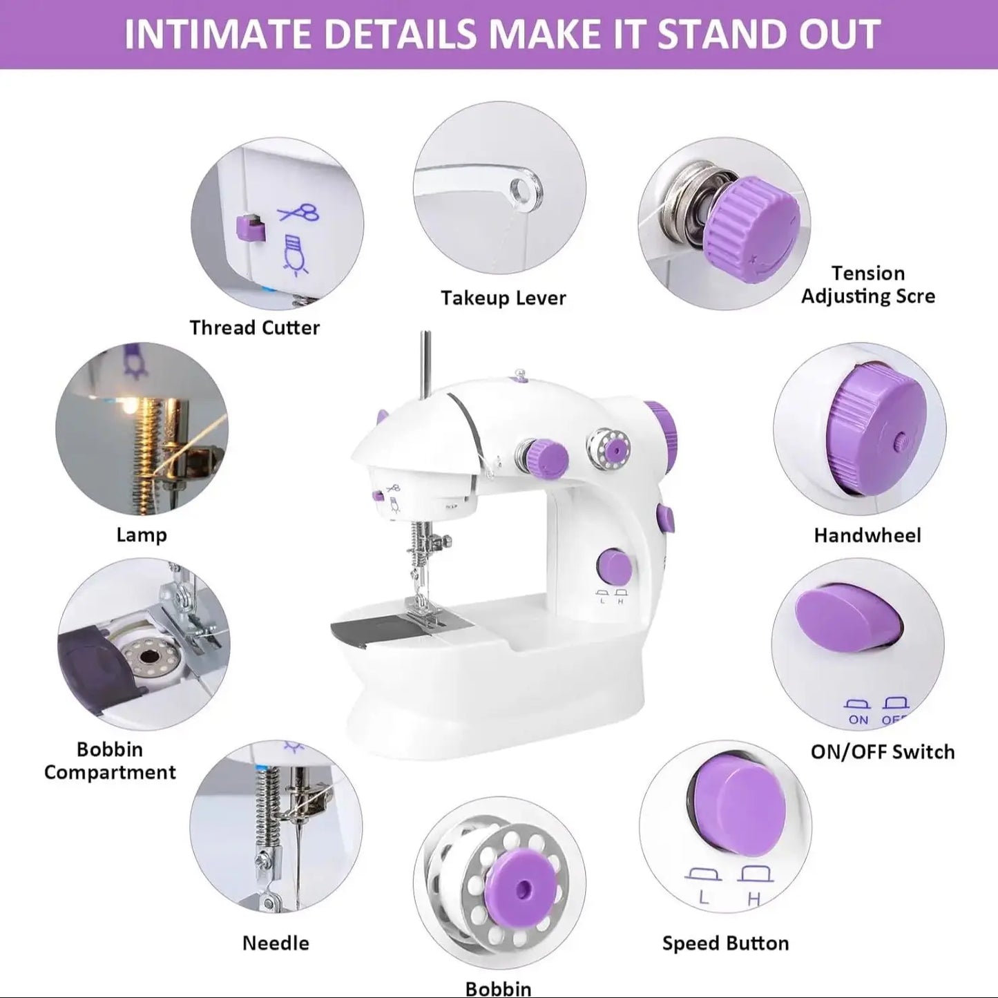 MiniSymaskin™ – Elektrisk Symaskin för Hem & Nybörjare
