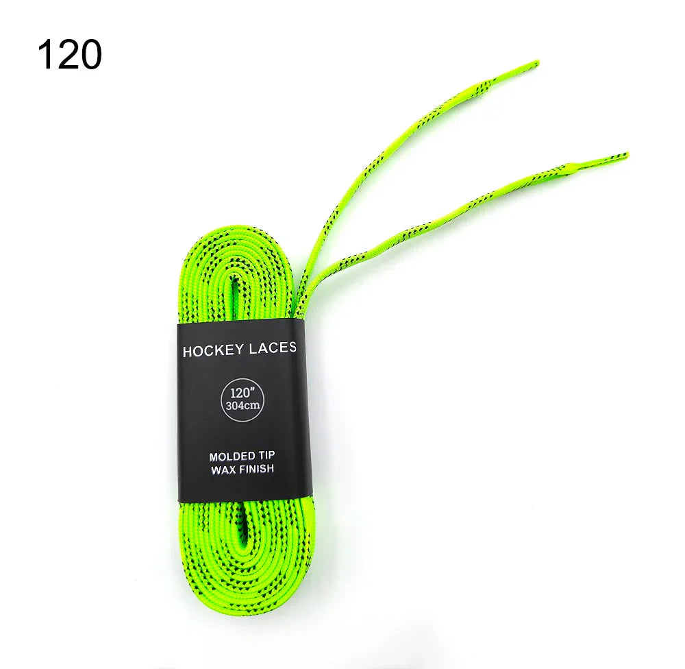 Vaxade skridskosnören – slitstarka ishockey skosnören