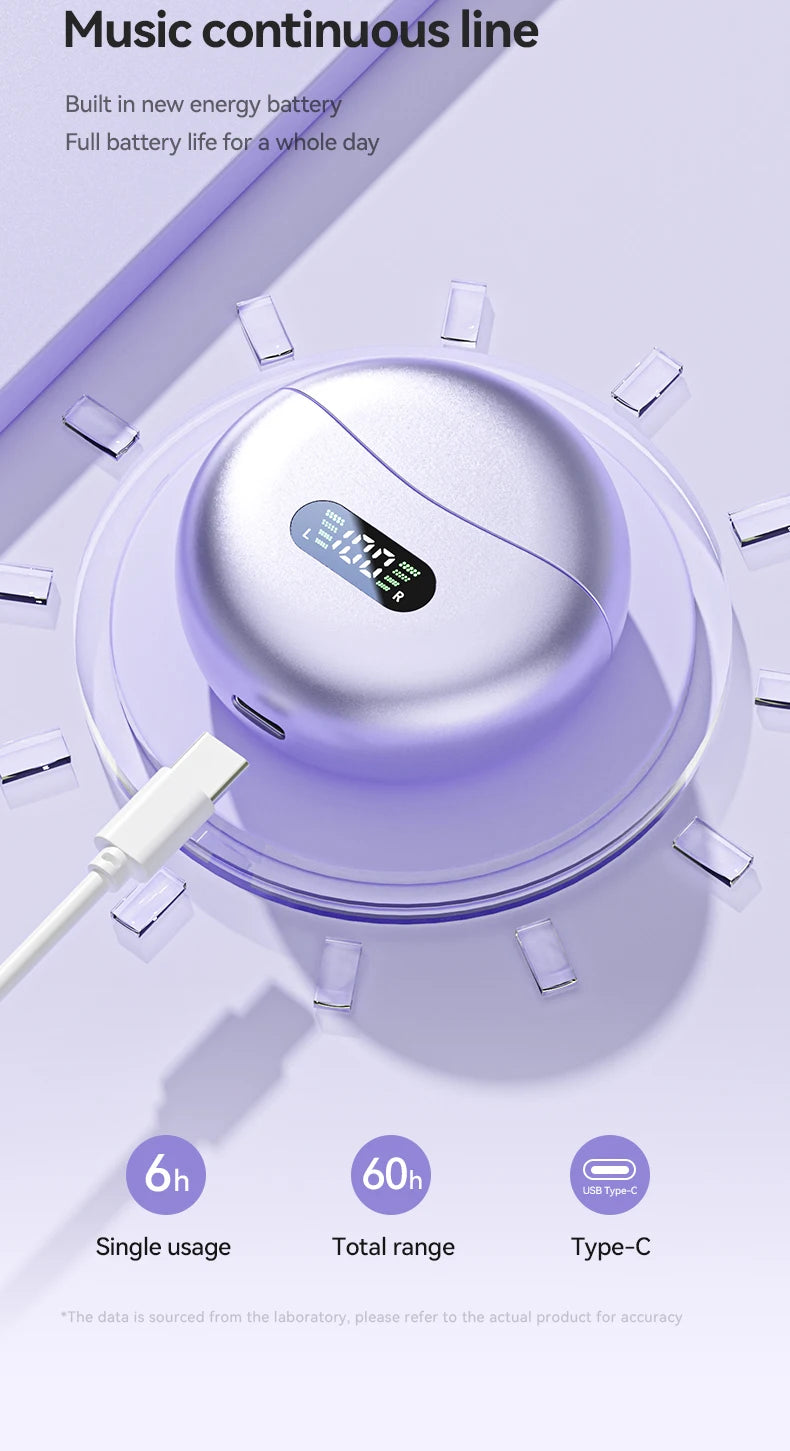LjudKlipp™ – Trådlösa Benledningshörlurar med Bluetooth 5.3