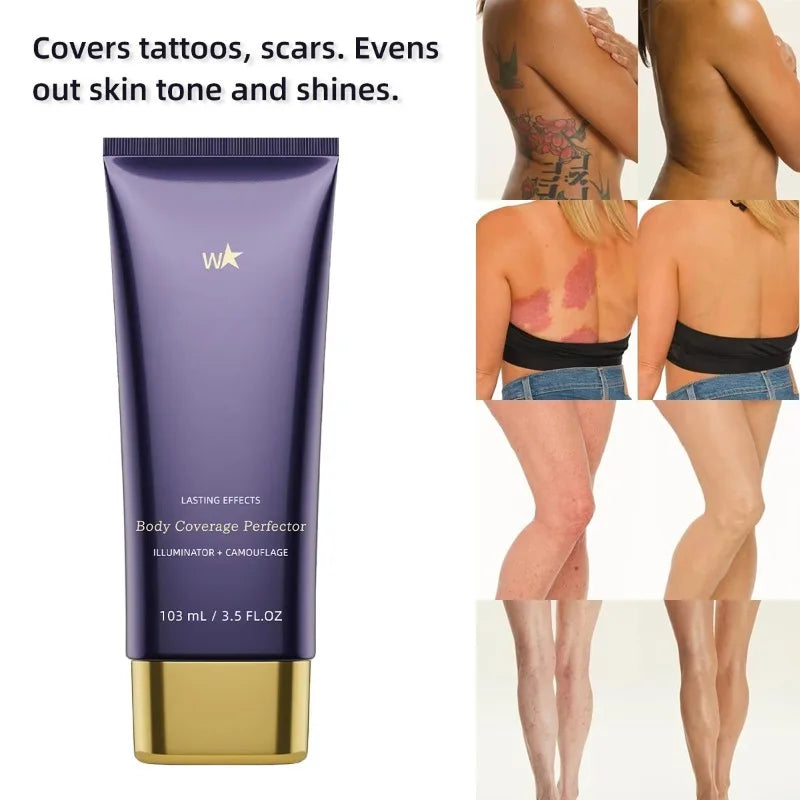 Vattentät kroppsmakeup – concealer för ben, ärr & tatueringar