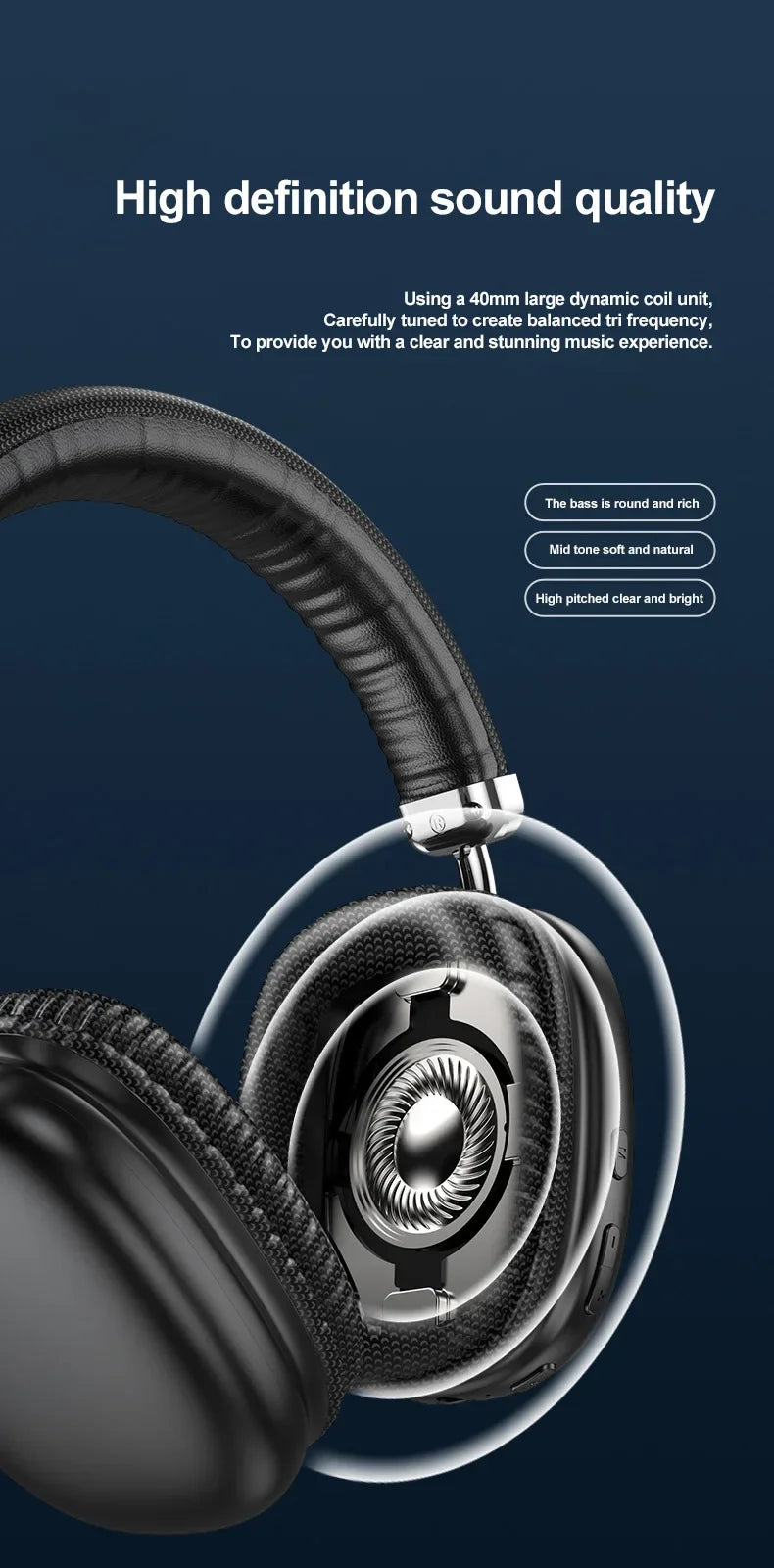 Trådlösa hörlurar – headset för iOS & Android