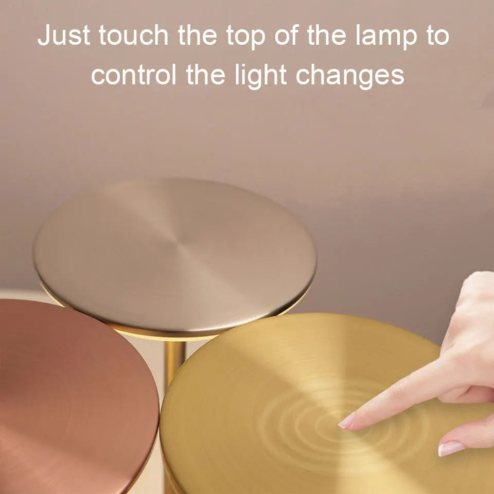 NattLjus™ – Bärbar LED Bordslampa med Touch & USB-Laddning