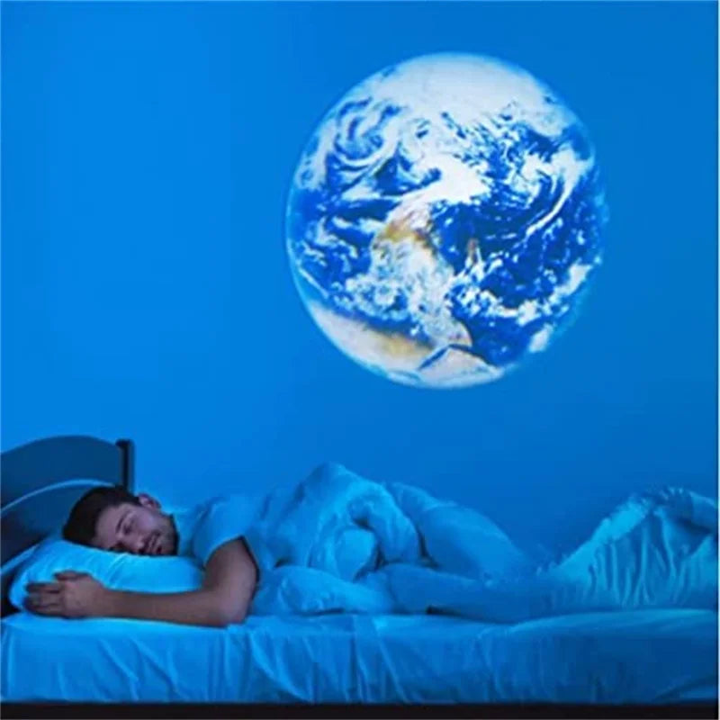 PlanetLjus™ – Jord & Måne Projektorlampa