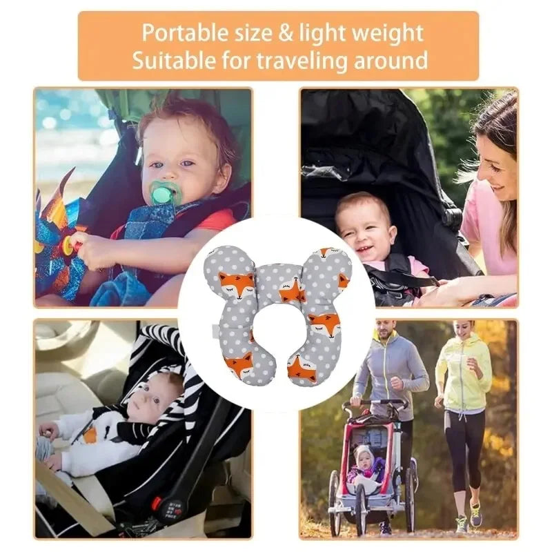 BabyNackkudde™ – Resekudde med Stöd för Huvud & Nacke