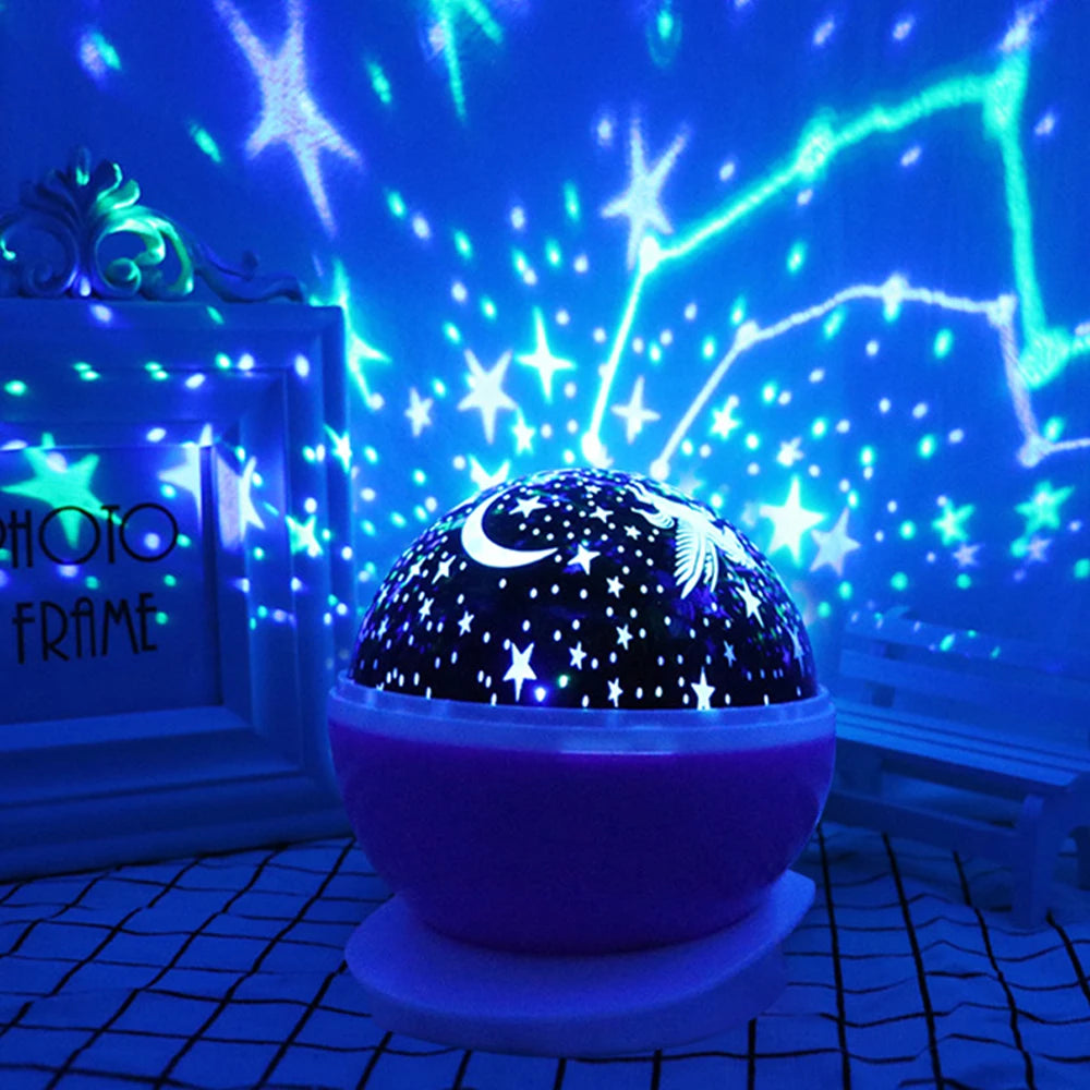 Projektorlampa med Stjärnhimmel