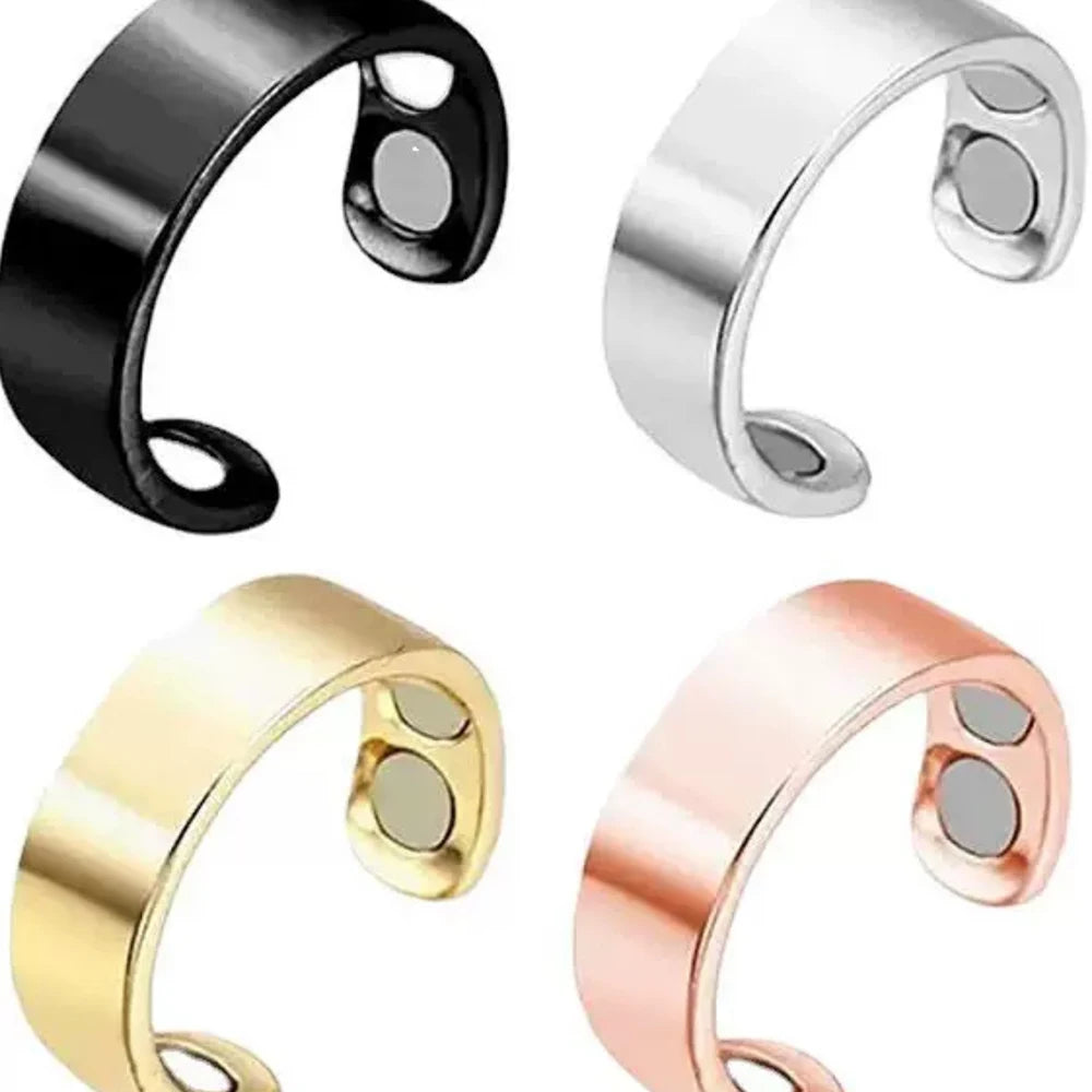 Magnetisk terapi-ring – Naturlig smärtlindring & balans för leder och fingrar