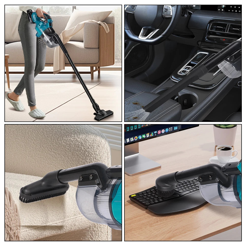 Sladdlös handdammsugare – passar Makita 18V batteri
