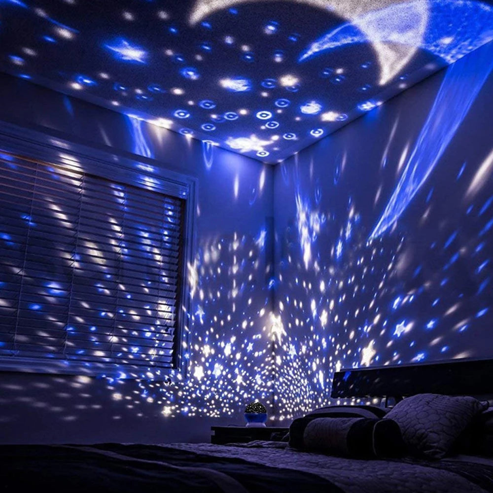Projektorlampa med Stjärnhimmel