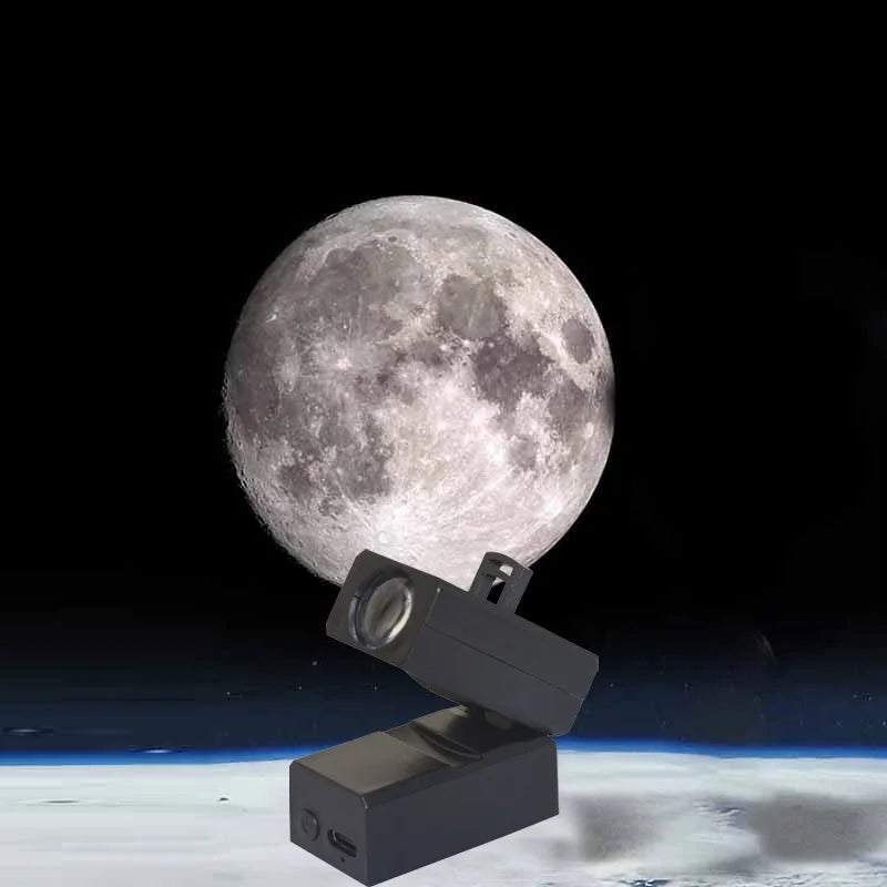 PlanetLjus™ – Jord & Måne Projektorlampa