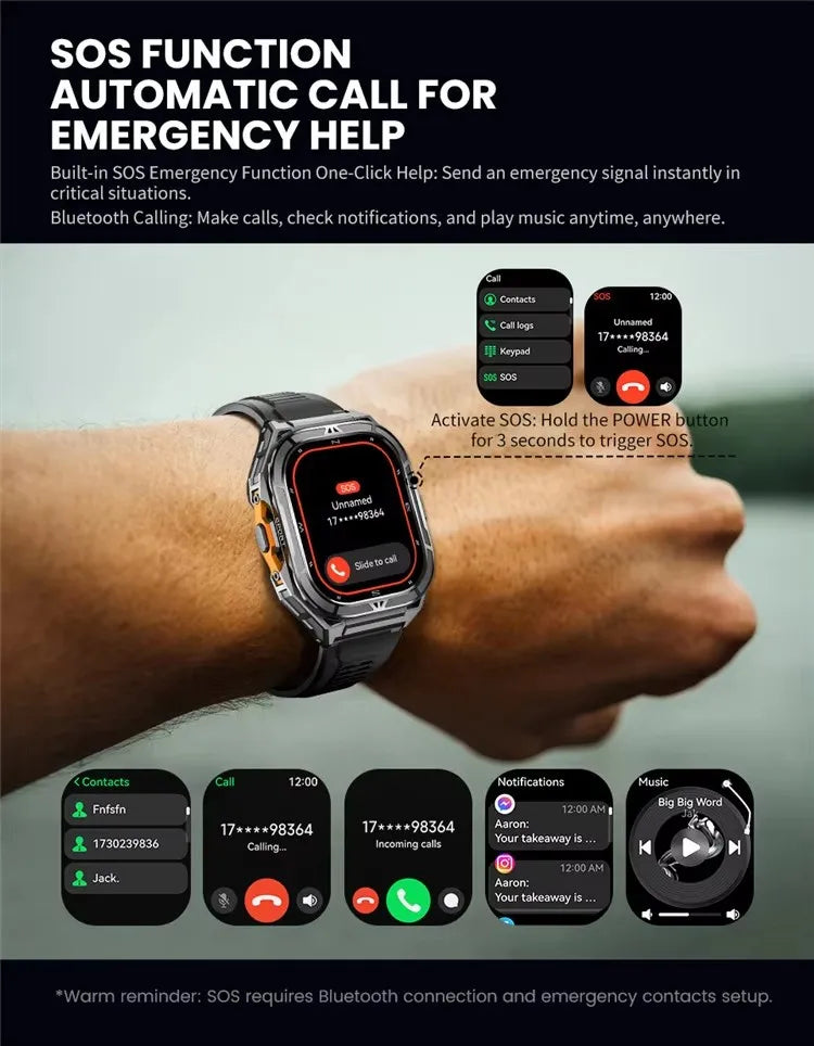 Pansarklockan – robust smartwatch för vardag & äventyr
