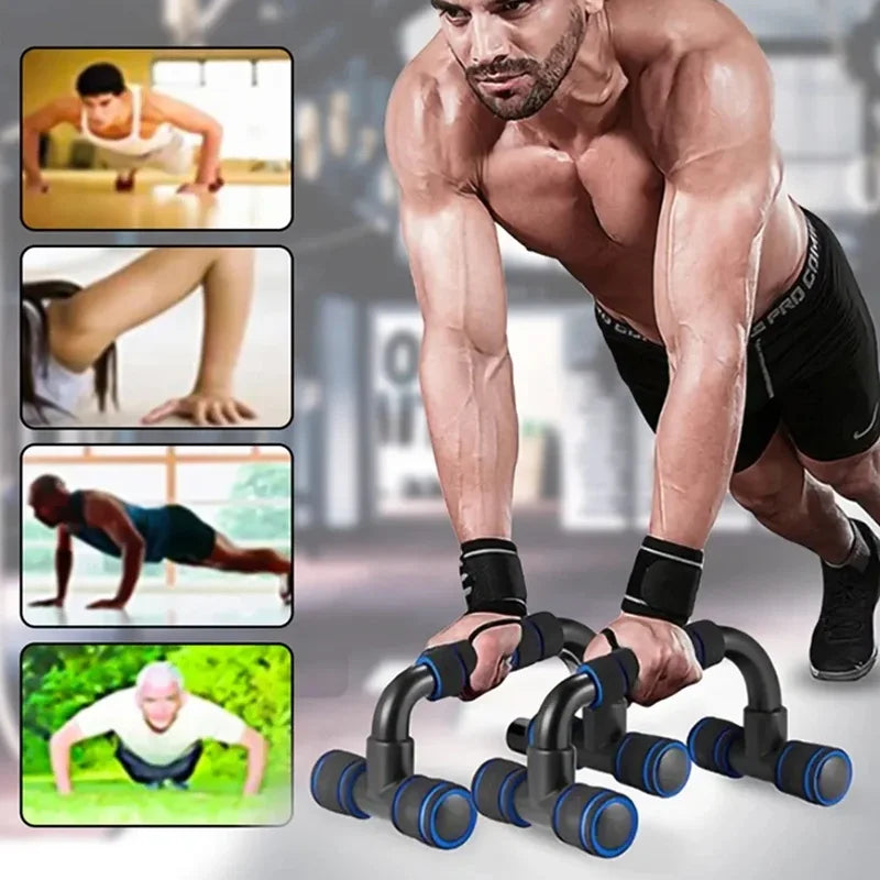 Armhävningshandtag – 1 par U-formade push-up bars med grepp