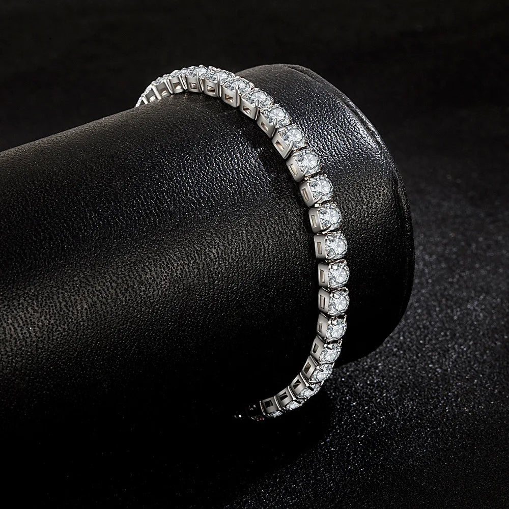 Armband Elvira (tennisarmband 4 mm med zirkoner)