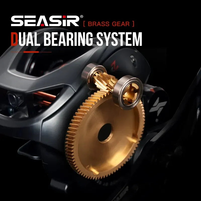 Baitcasting-rulle – SEASIR Cast X2 proffsmodell