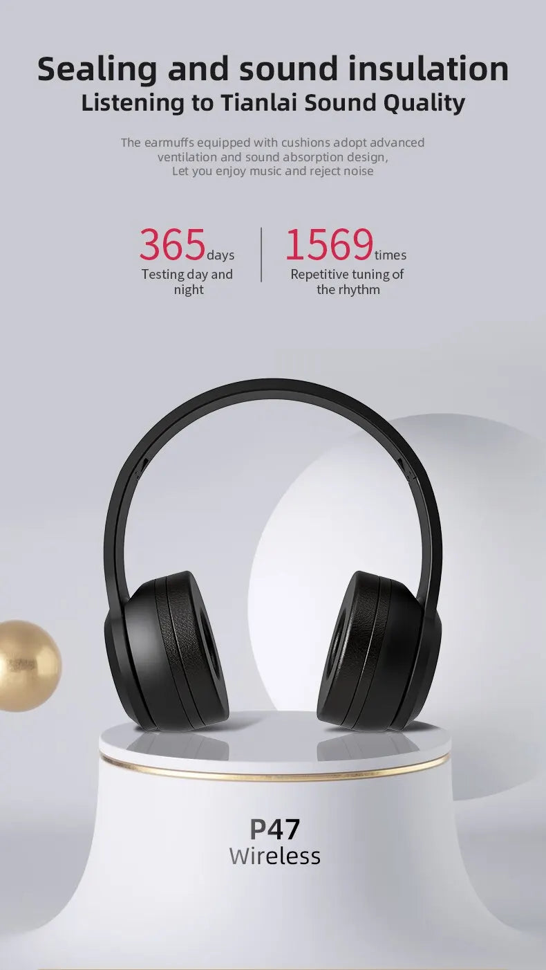 Trådlöst headset – Bluetooth 5.0