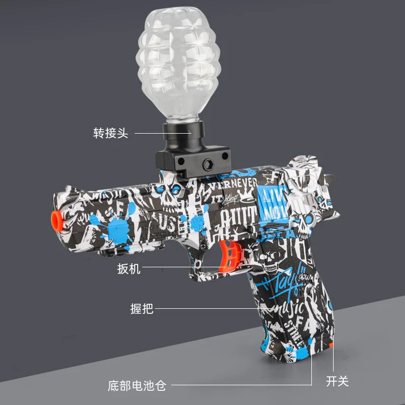 MultiSkinGelGun™ – Elektrisk Gel Gun med Flera Hudfärger