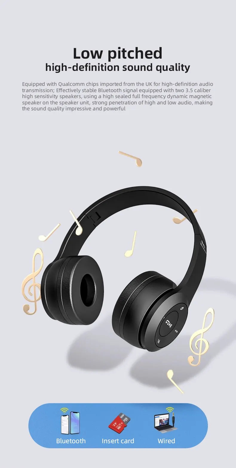 Trådlöst headset – Bluetooth 5.0
