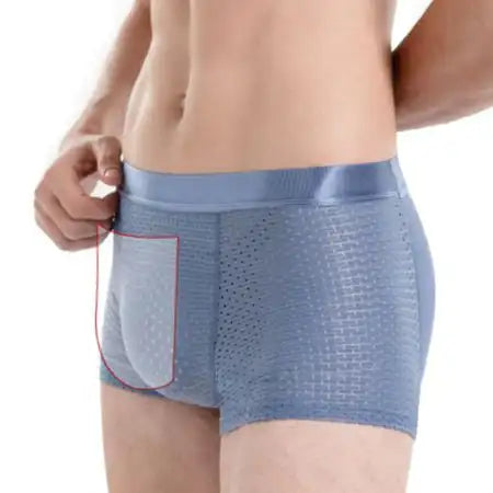 Andningsbara herrkalsonger – mjuka boxershorts i nylon/is-siden