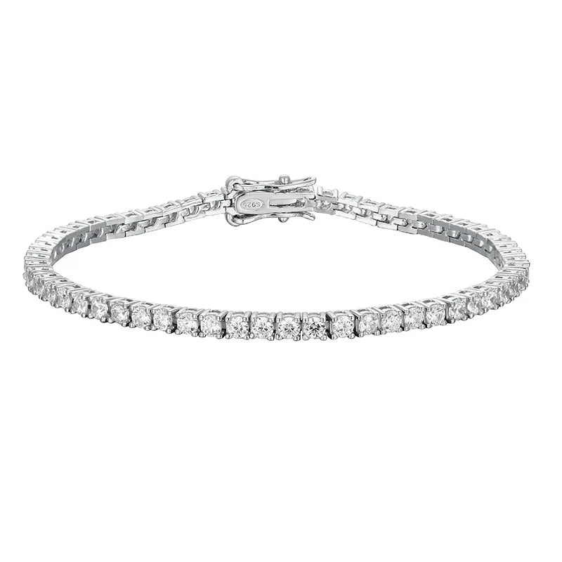 Armband Elin (tennisarmband 2 mm med gnistrande stenar)