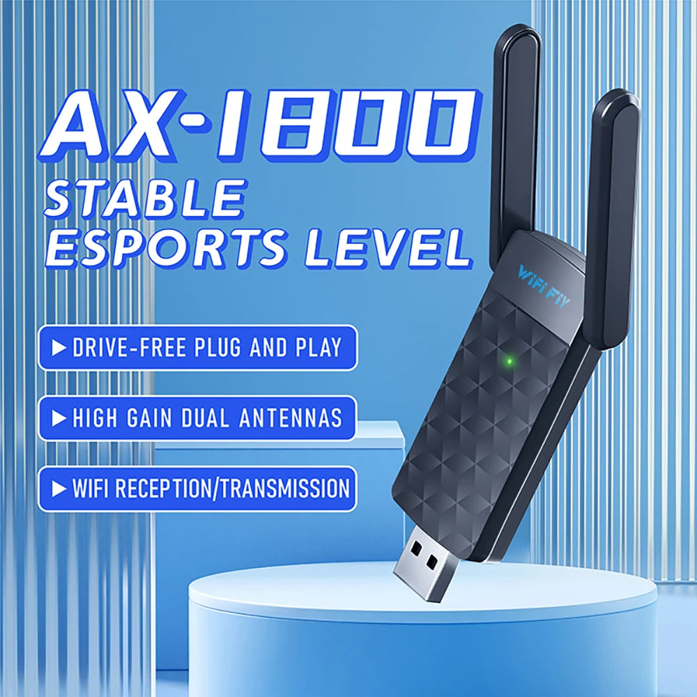 WiFi6Pro – Snabb USB-adapter 1800Mbps
