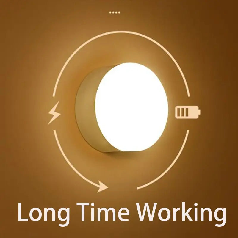 Smart LED Nattlampa med Rörelsesensor – Laddningsbar