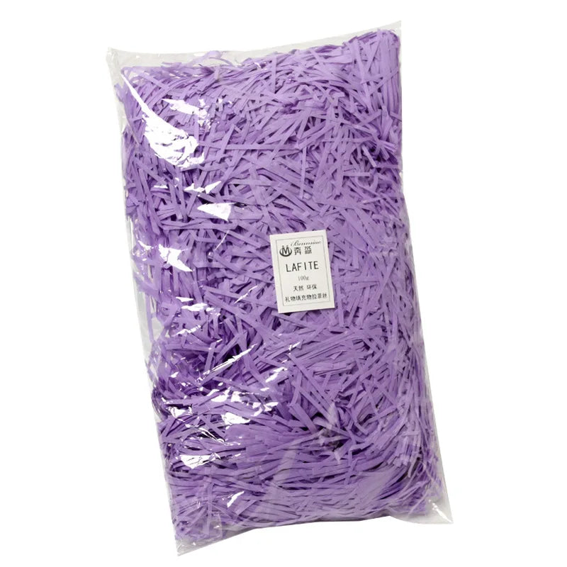 Fyllnadspapper konfetti – färgat strimlat papper (20/50g)