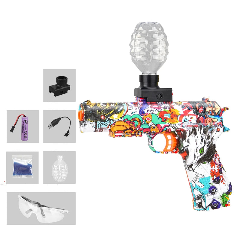 MultiSkinGelGun™ – Elektrisk Gel Gun med Flera Hudfärger