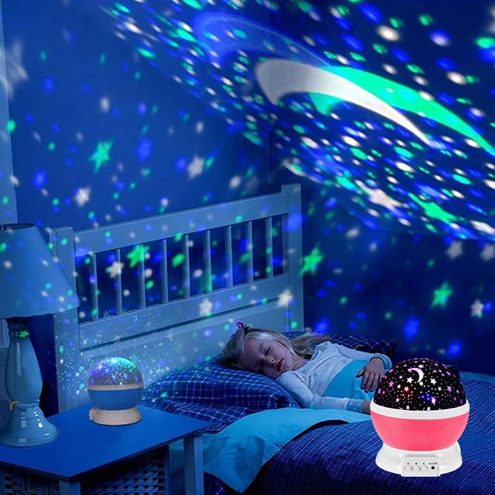 Projektorlampa med Stjärnhimmel