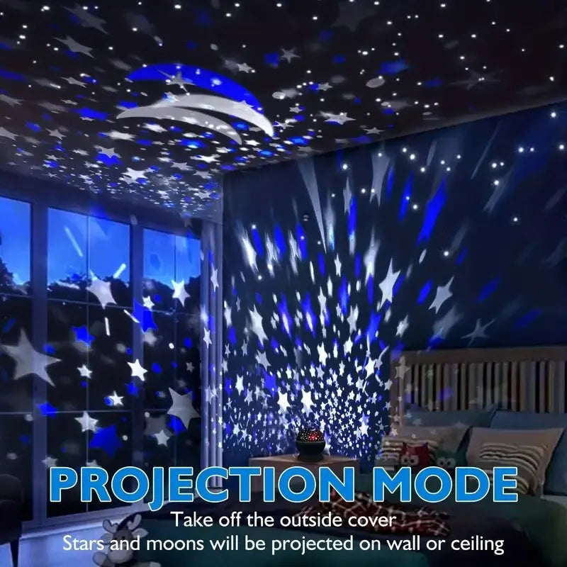Projektorlampa med Stjärnhimmel