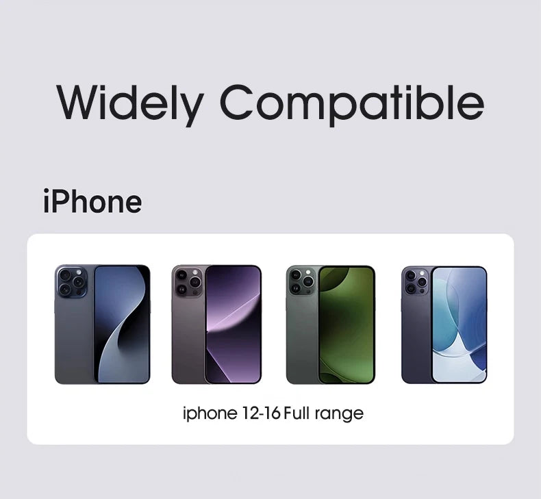 3-i-1 Trådlös Laddstation – Magsafe-Laddare för iPhone, Android, Apple Watch & AirPods