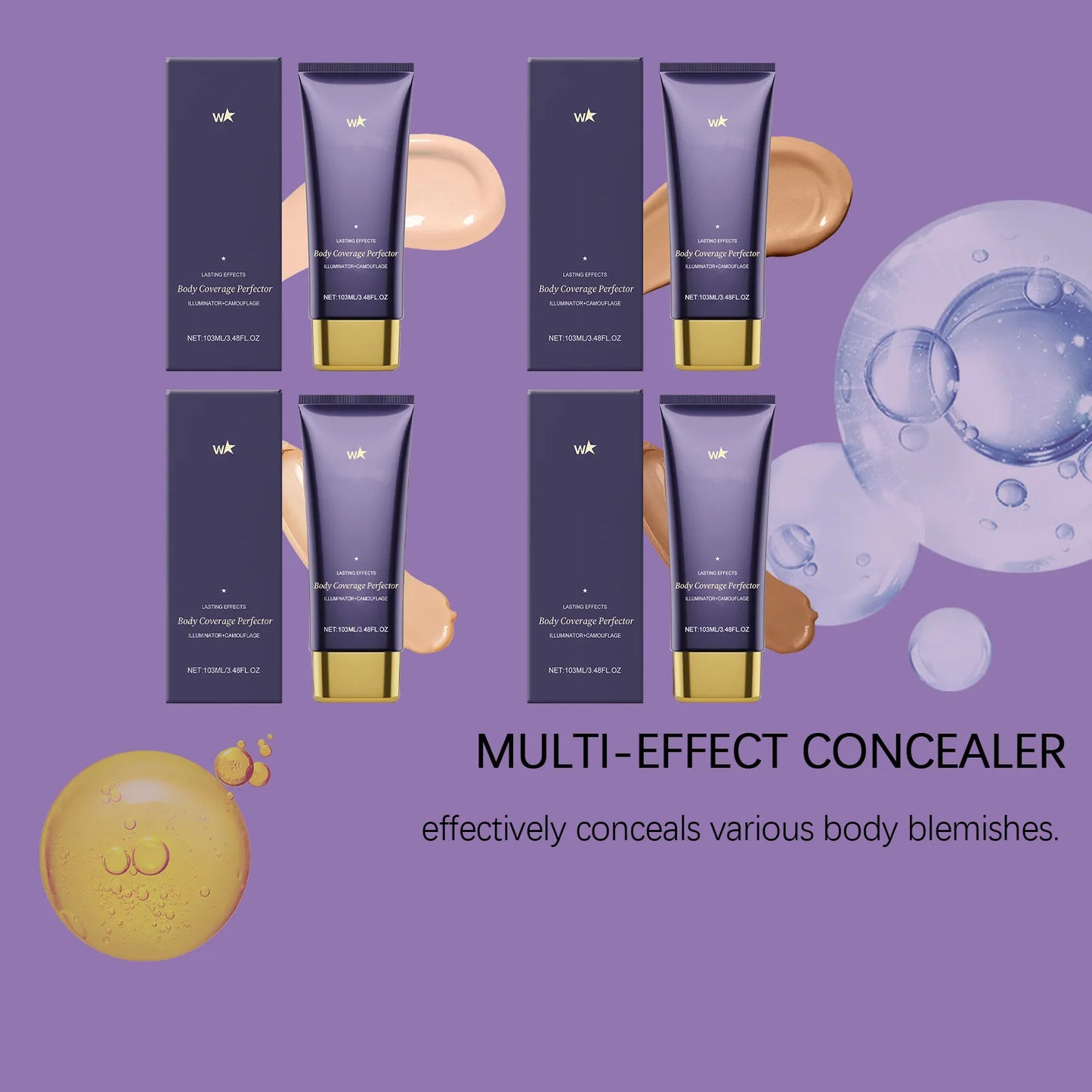 Vattentät kroppsmakeup – concealer för ben, ärr & tatueringar