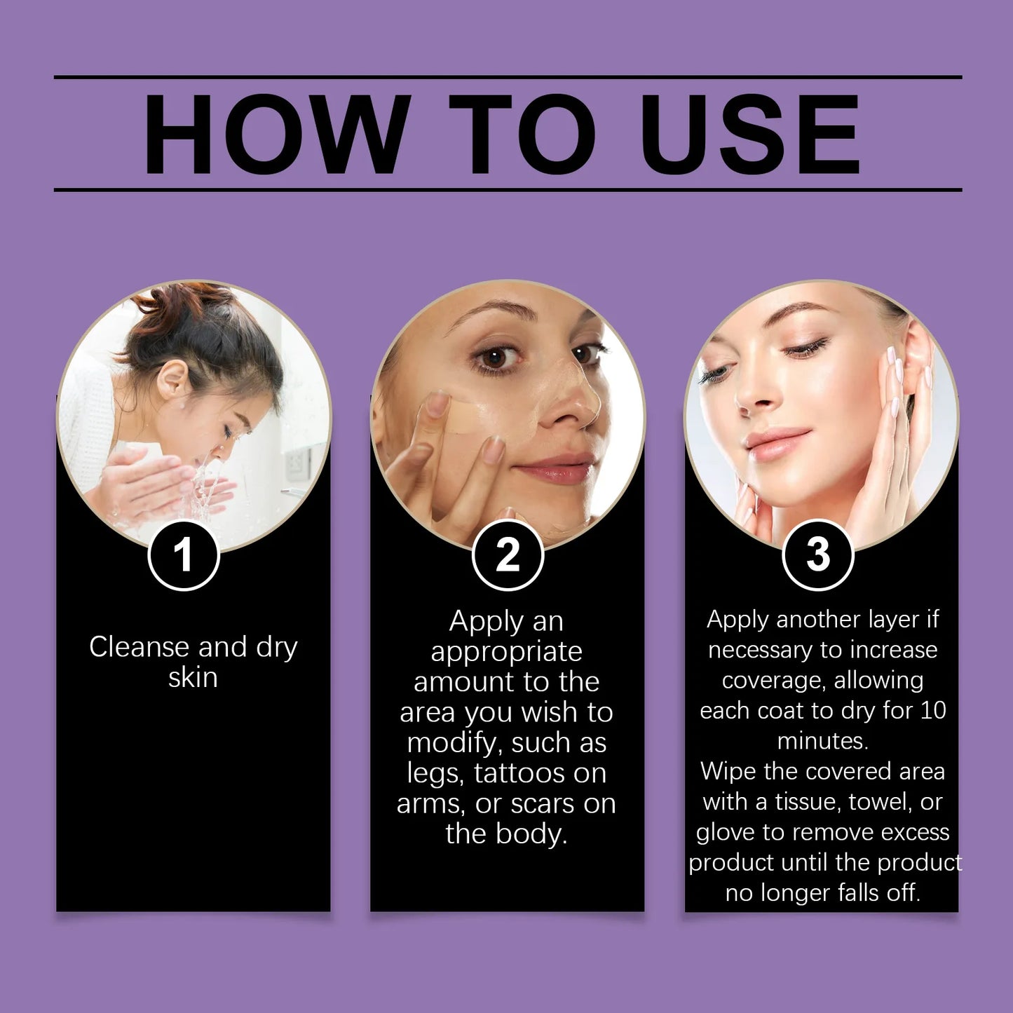 Vattentät kroppsmakeup – concealer för ben, ärr & tatueringar