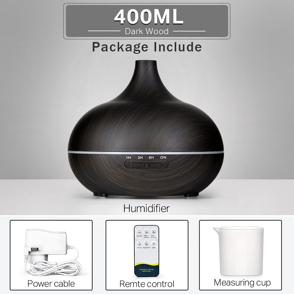 AromLuftfuktare™ – Ultrasonisk Diffuser med Fjärrkontroll